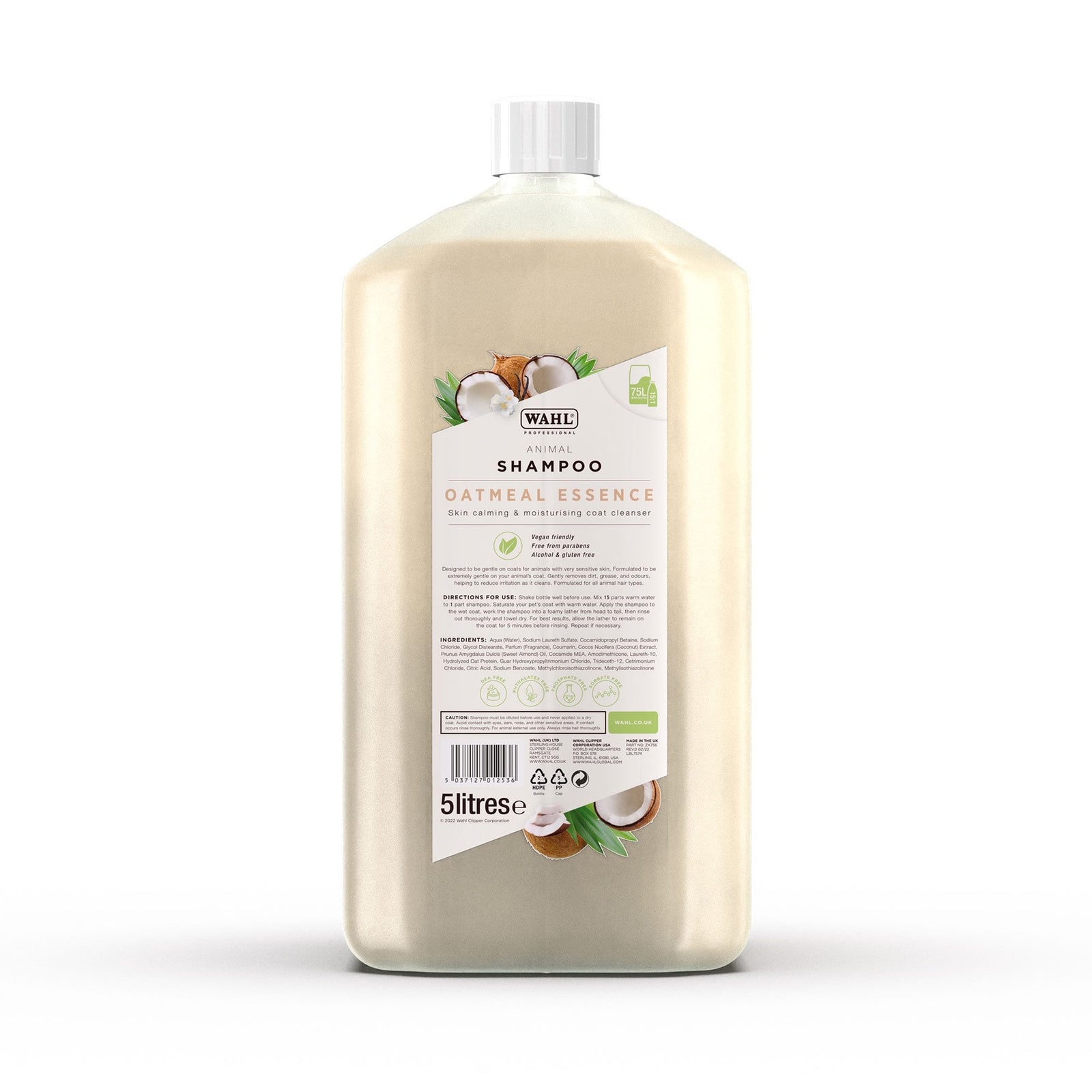 Wahl Oatmeal Essence Shampoo 5L