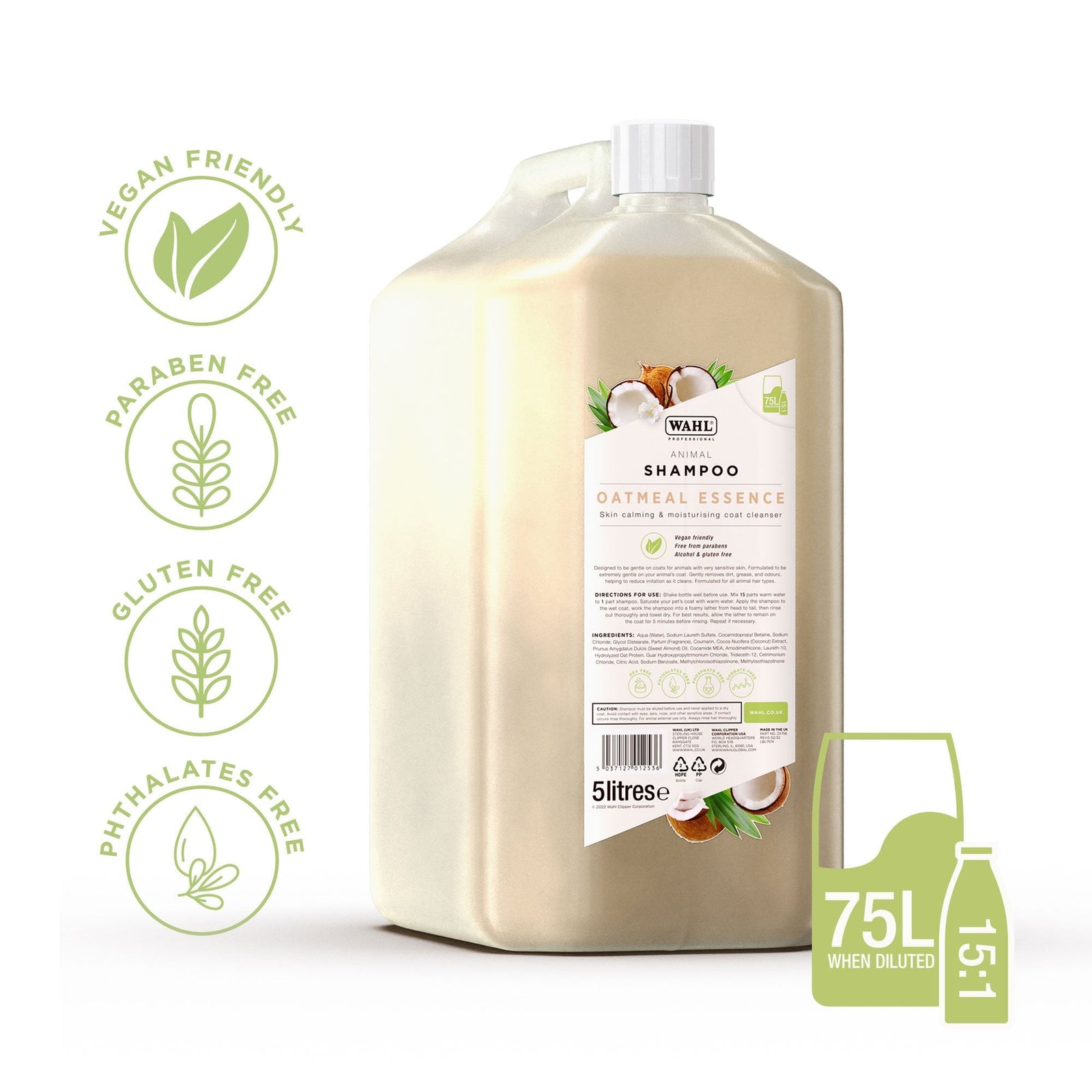 Wahl Oatmeal Essence Shampoo 5L