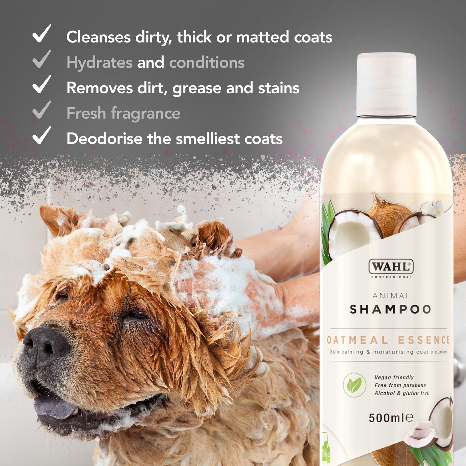 Wahl Oatmeal Essence Shampoo 500ml