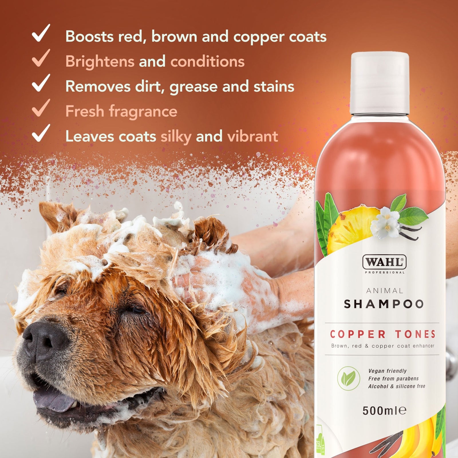 Wahl Copper Tones Shampoo 500ml