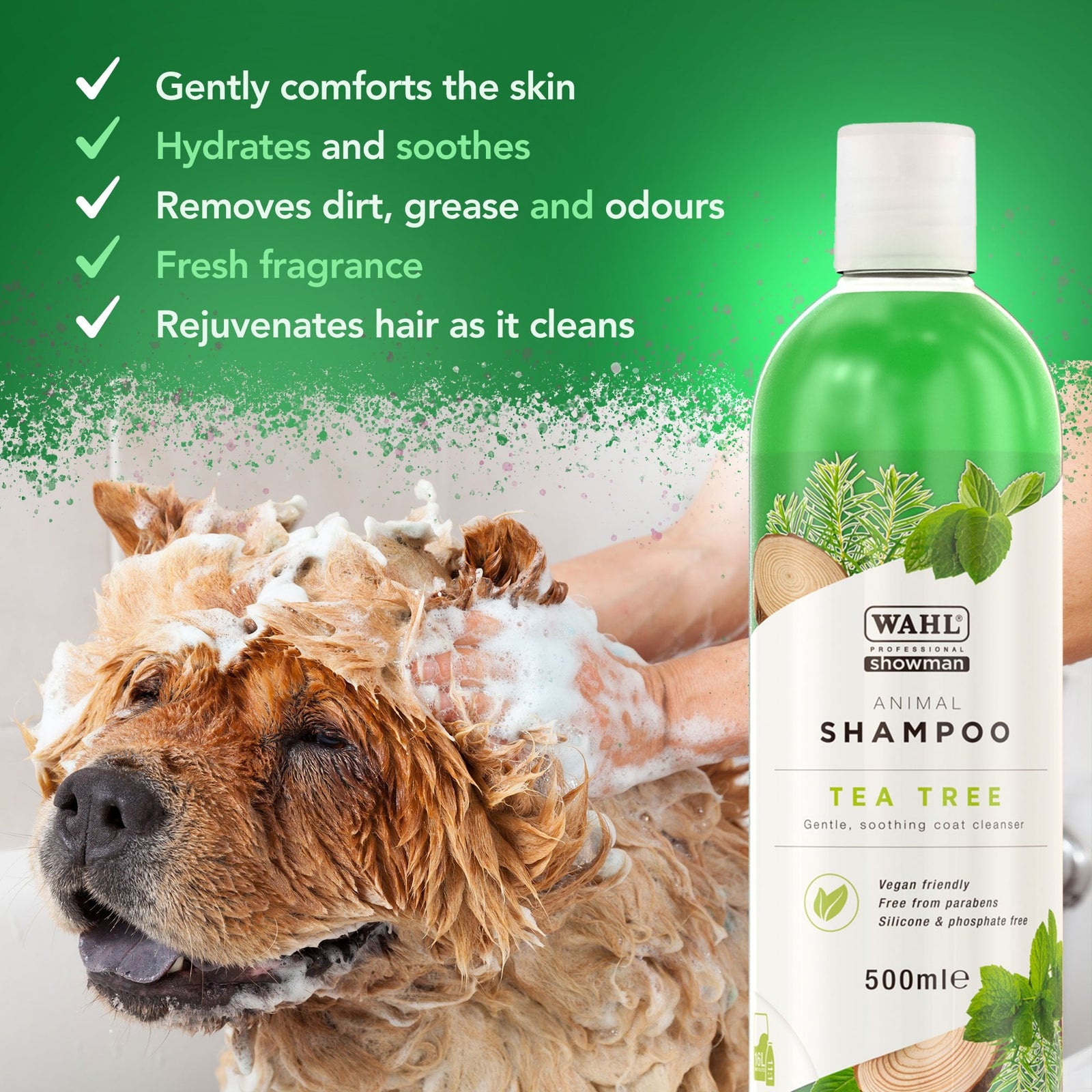 Wahl Tea Tree Shampoo 500ml
