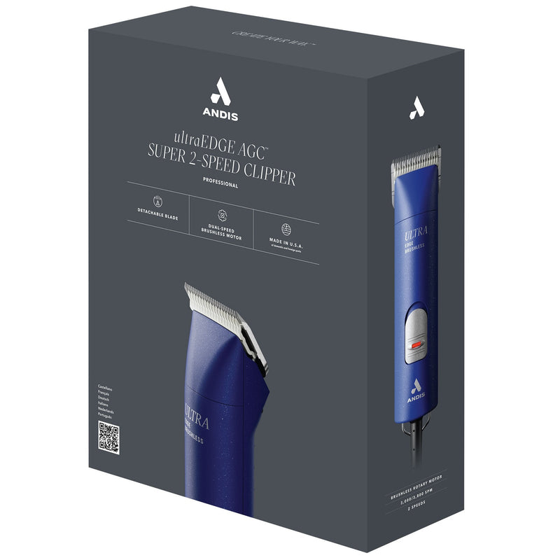 Andis UltraEdge AGC Super 2-Speed Brushless Clipper - Blue