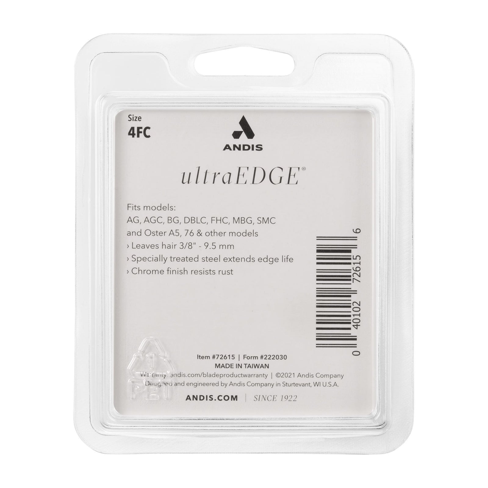Andis #4FC UltraEdge Detachable Blade