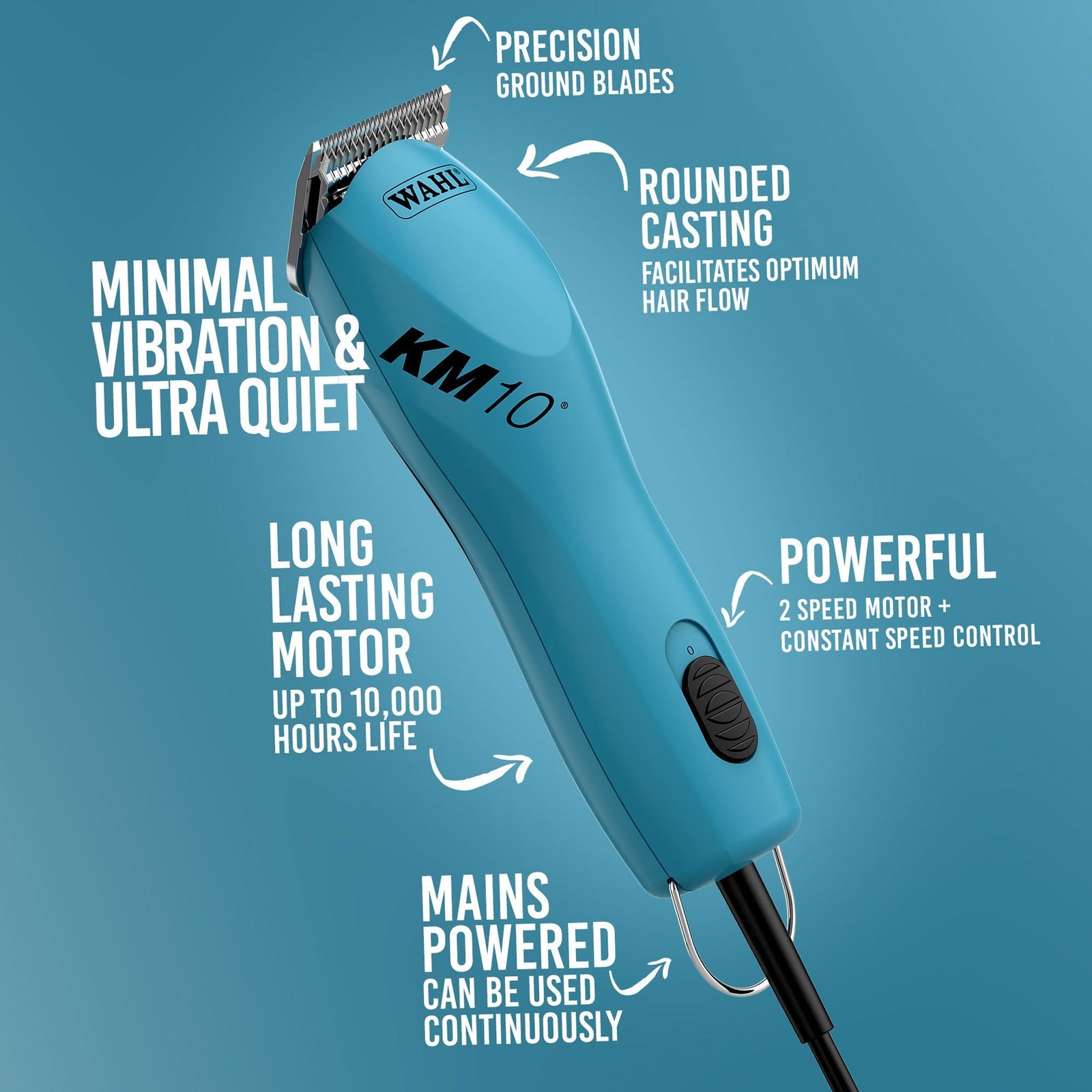 Wahl KM10 Two Speed Professional Clipper
