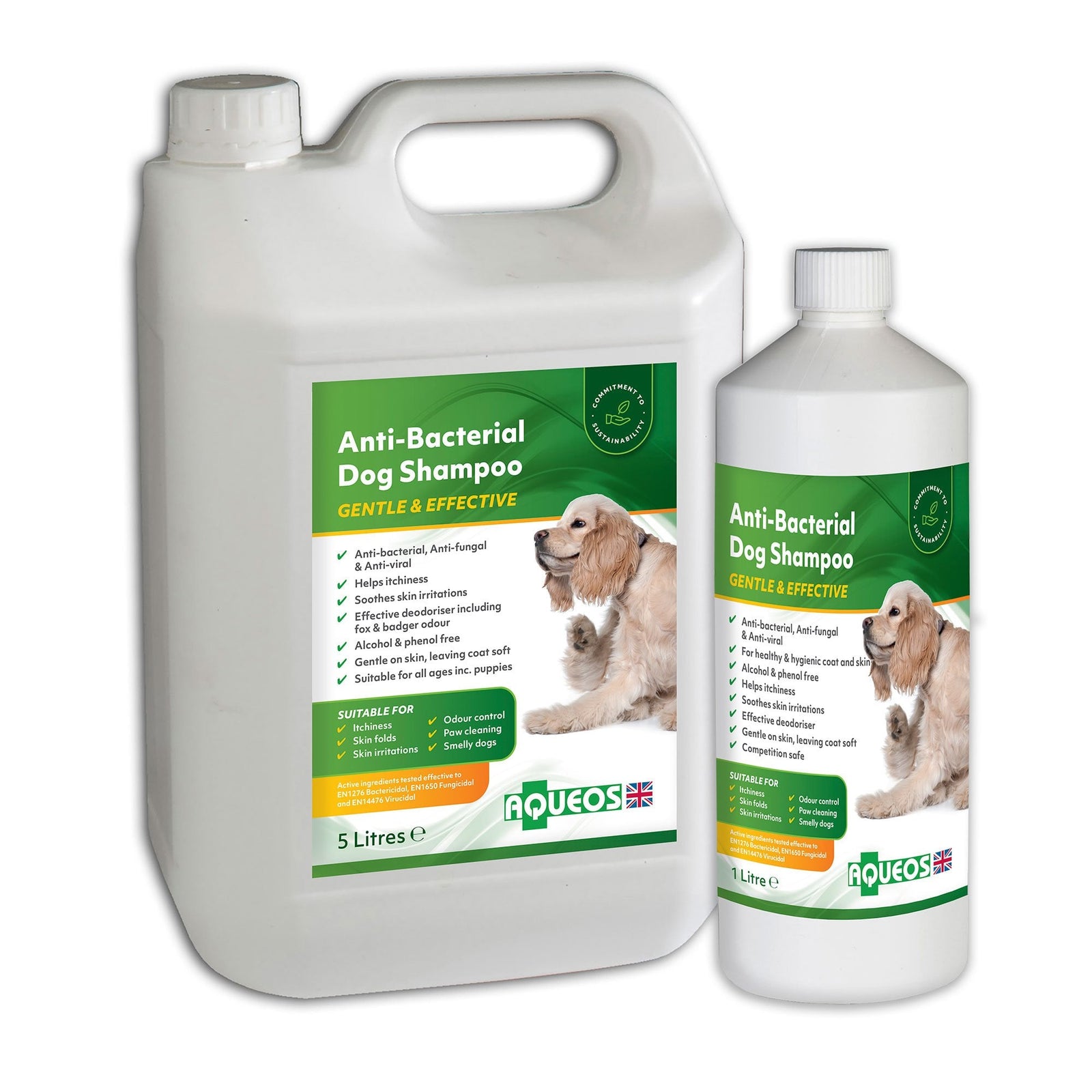 Aqueos Anti-Bacterial & Anti-Itch Dog Shampoo
