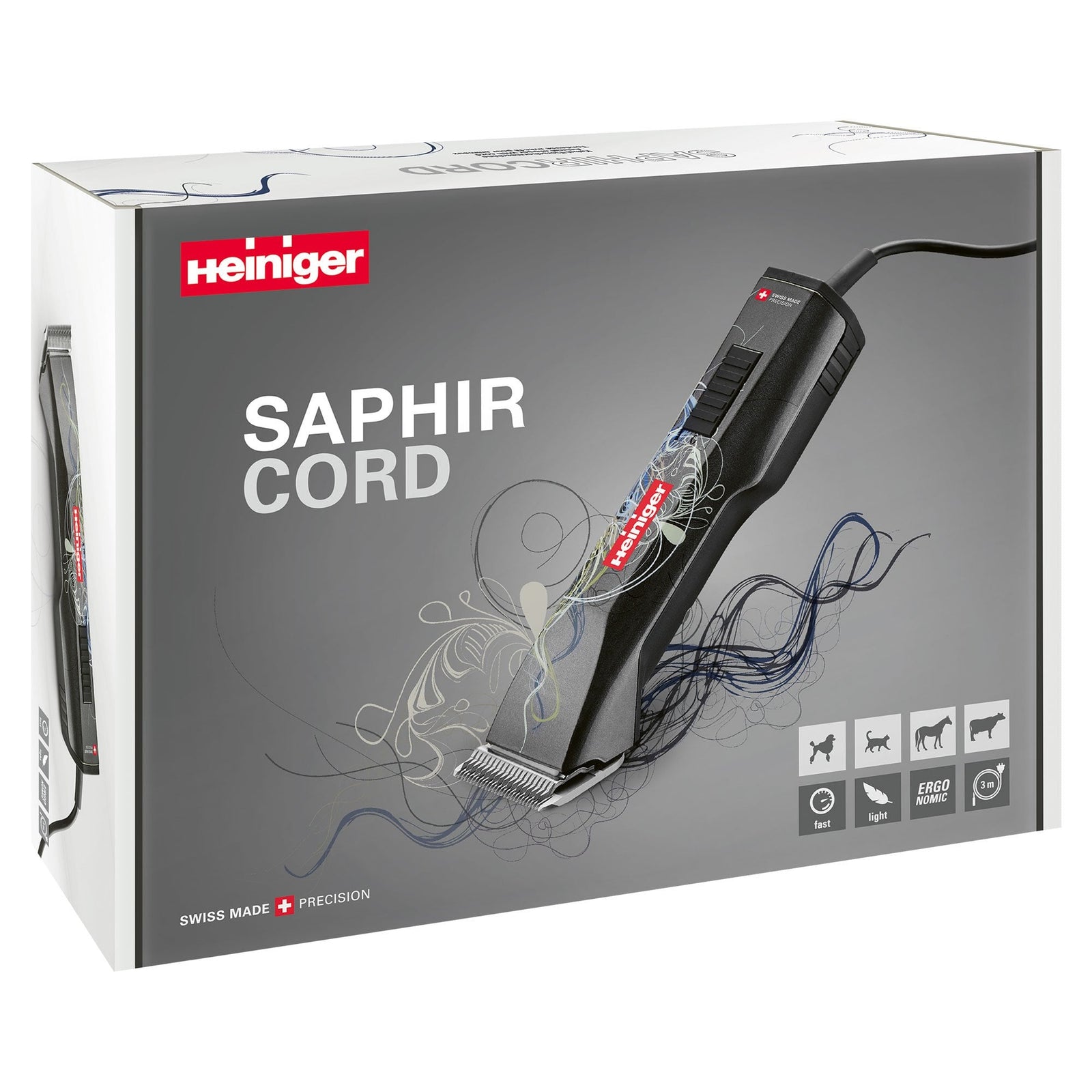 Heiniger Saphir Grey Cord Clipper