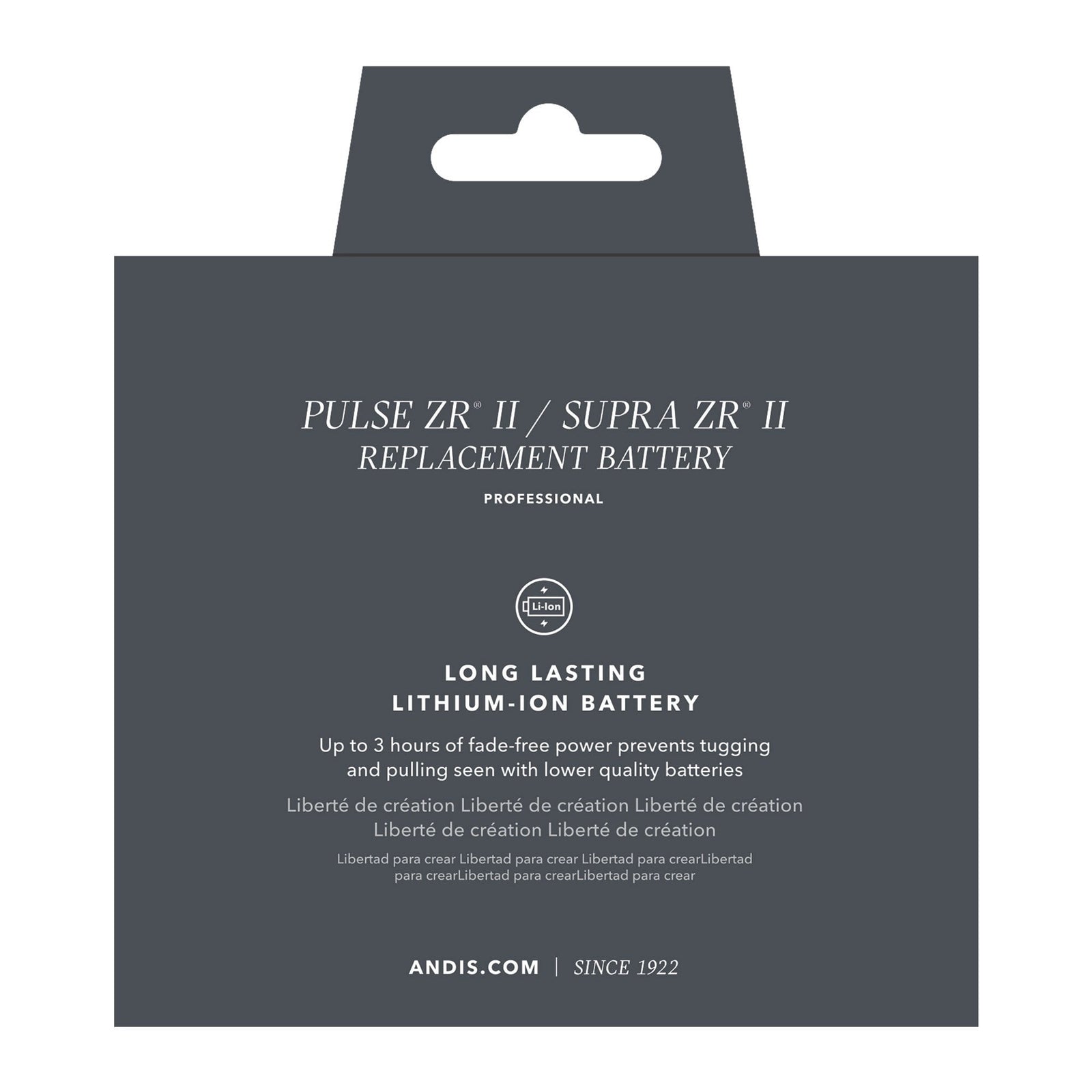 Andis Pulse ZR II / Supra ZR II Replacement Battery