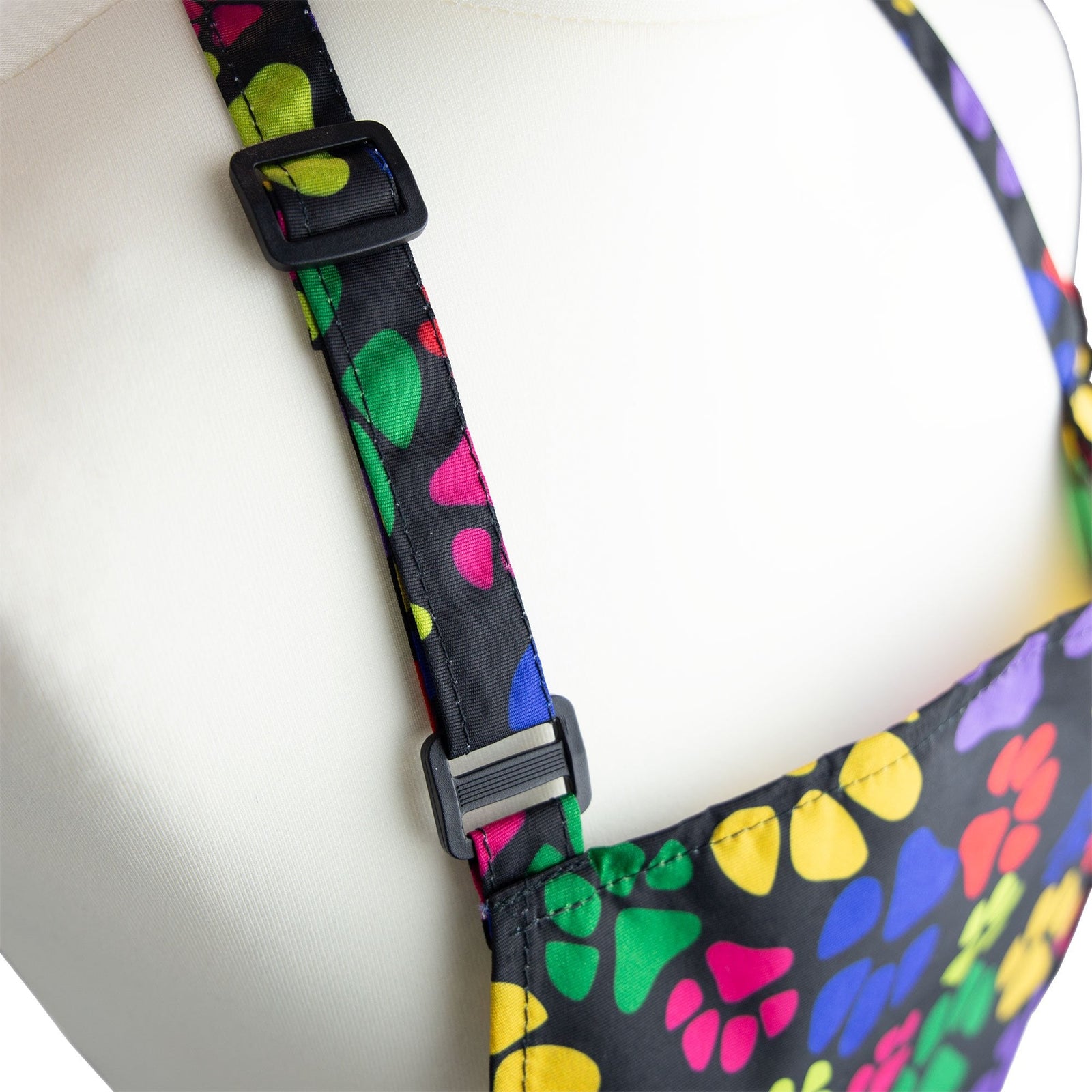 Groomers Apron Multi Paw Print