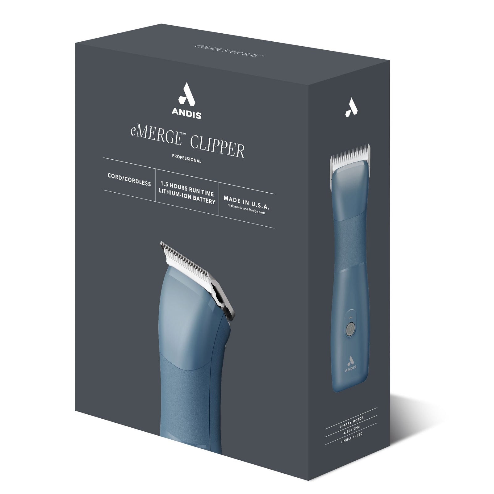 Andis eMERGE Clipper - Blue
