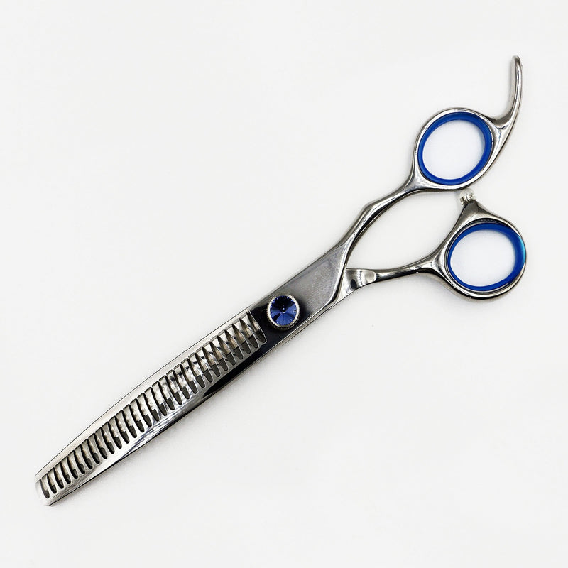 Groomers Topaz 7" 30T Curved Chunker Scissors