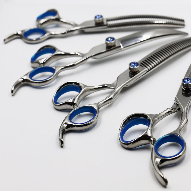 Groomers Topaz 7" 30T Curved Chunker Scissors
