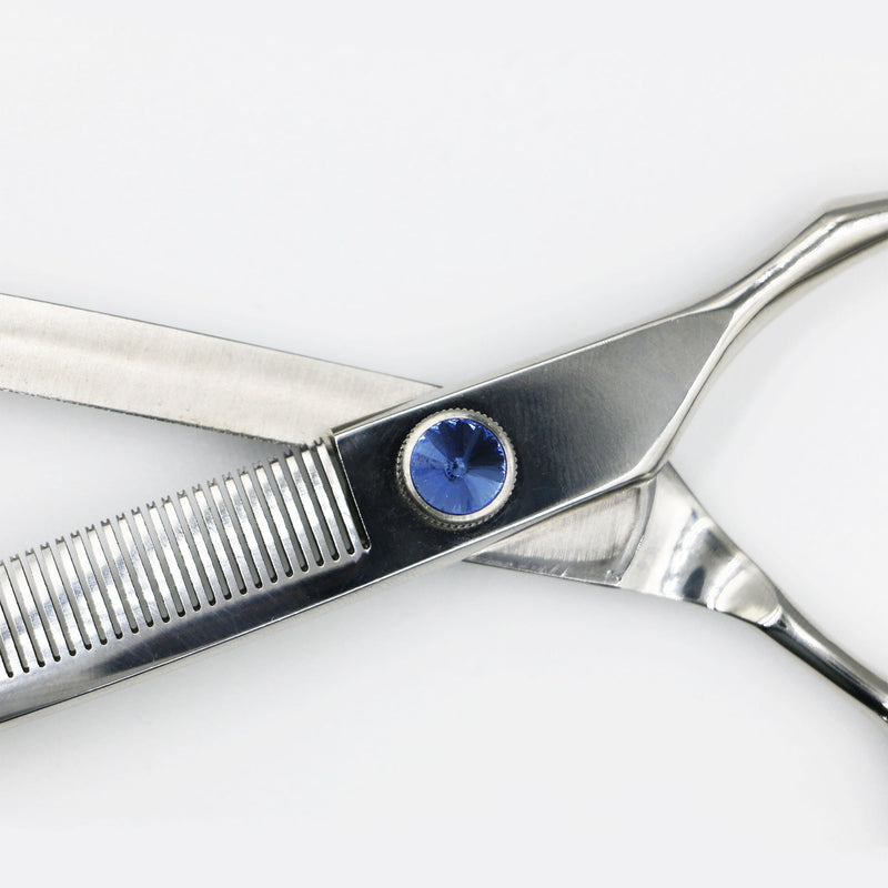Groomers Topaz 7" 60T Curved Thinning Scissors
