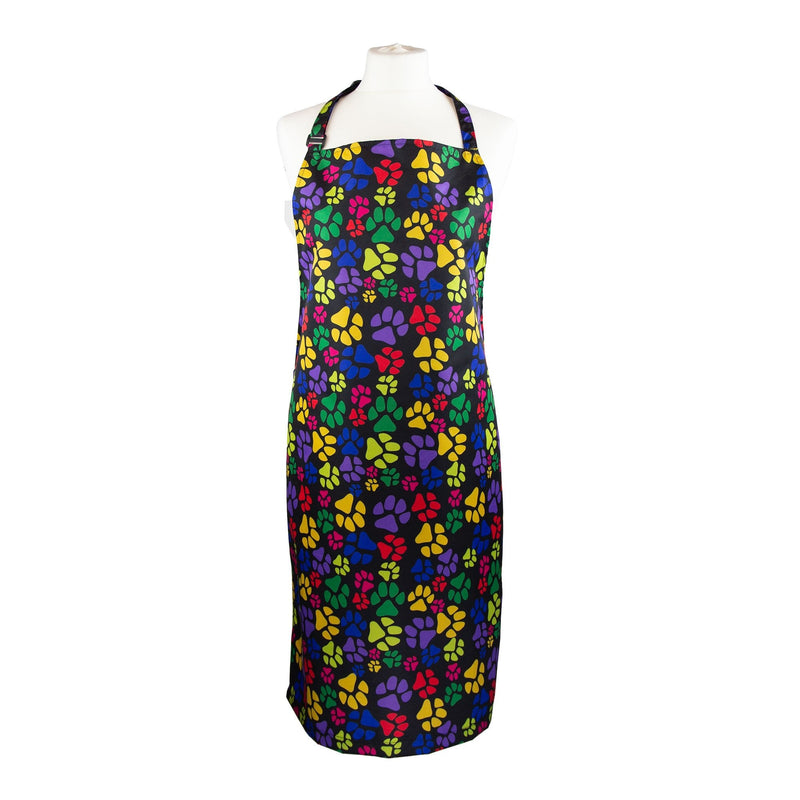 Groomers Apron Multi Paw Print
