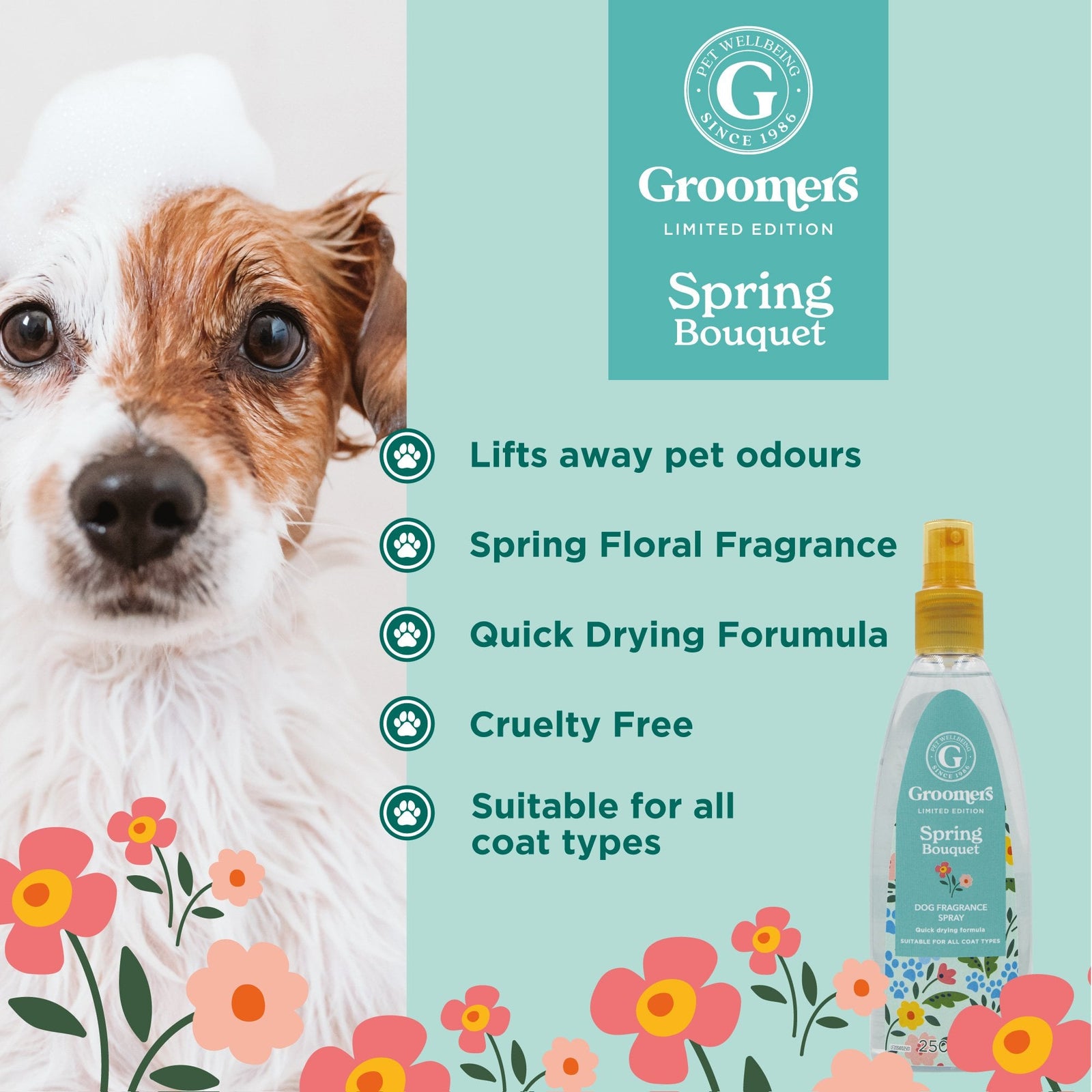 Groomers Limited Edition Spring Bouquet Fragrance Spray