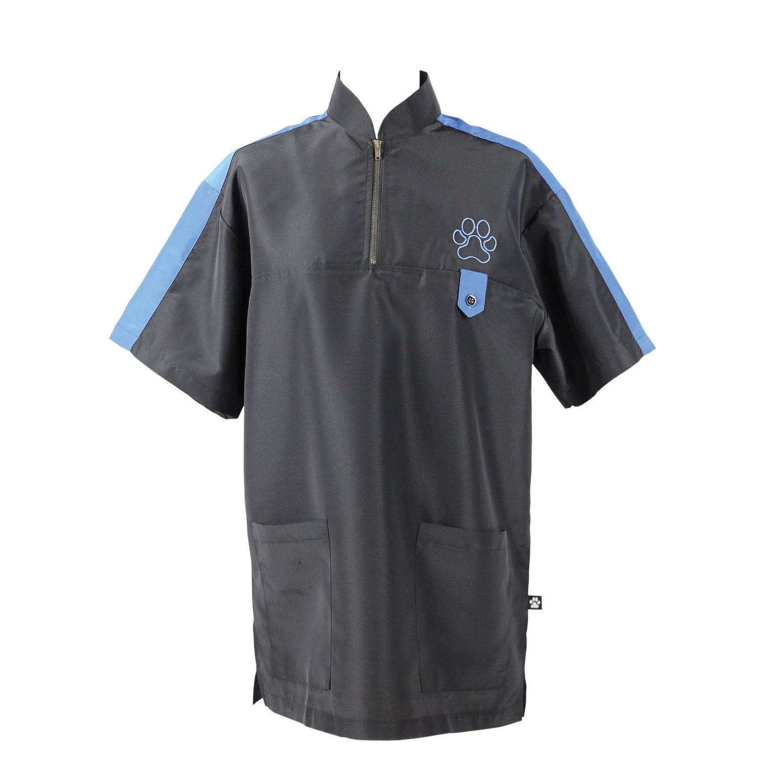 Groomers Lucio Mens Top Black/Blue