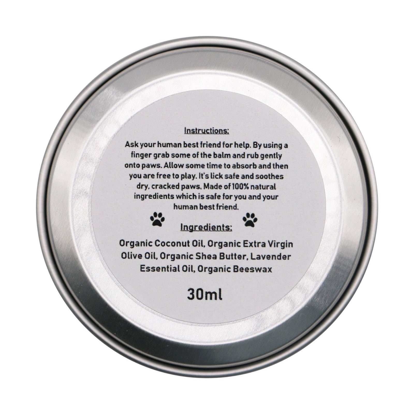 Paw to Paw Lavender Paw Balm 30ml