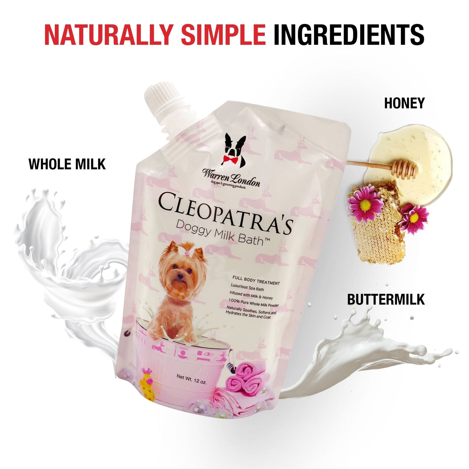 Warren London Cleopatra's Doggy Bath Milk