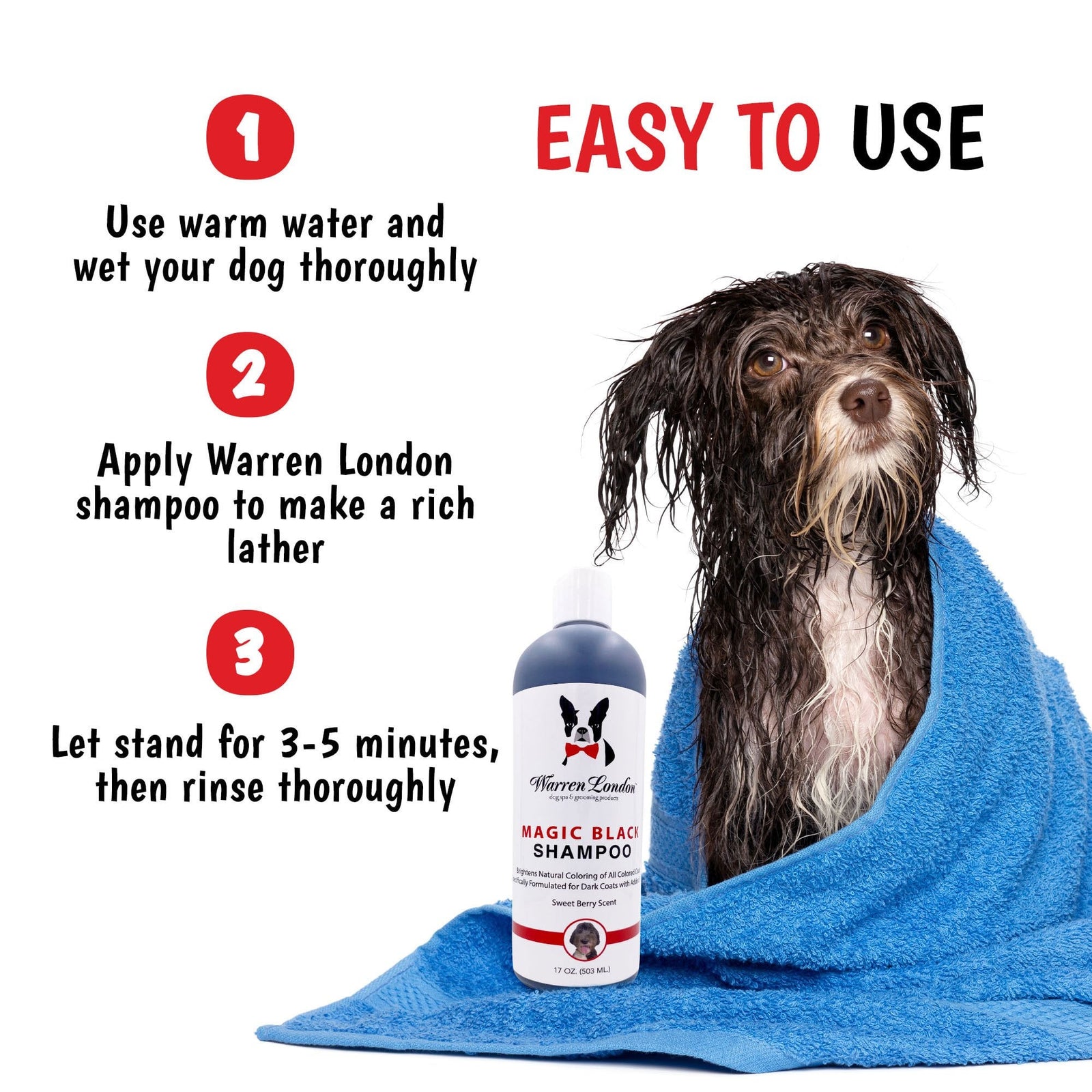 Warren London Magic Black Shampoo 503ml
