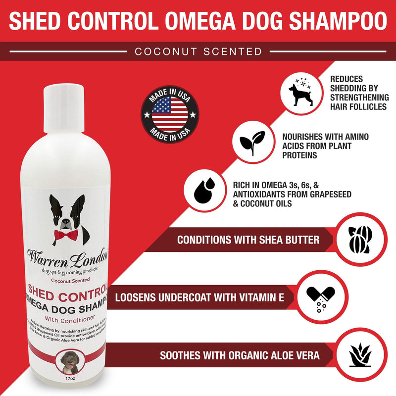 Warren London Shed Control Omega Shampoo 503ml