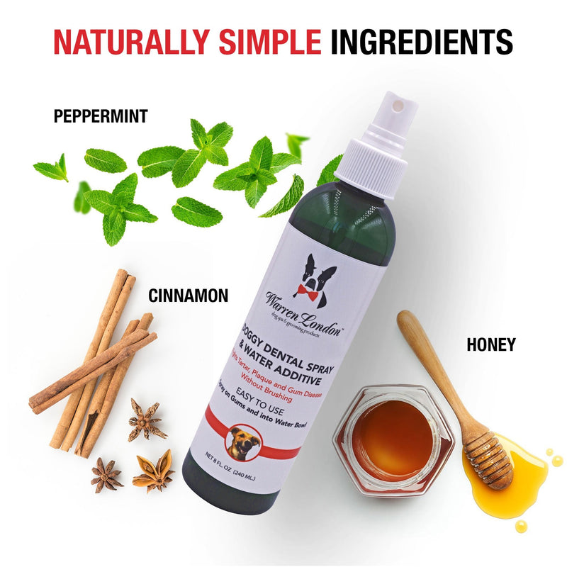 Warren London Doggy Dental Spray & Water Additive 240ml