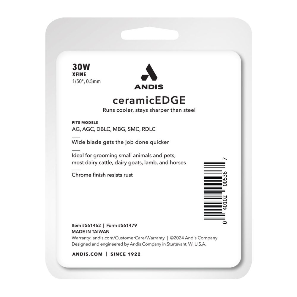Andis ceramicEDGE #30W XFine Wide Blade