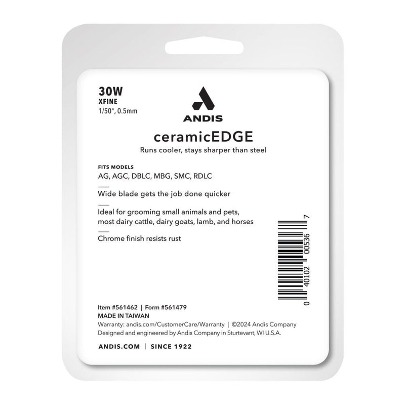 Andis ceramicEDGE #30W XFine Wide Blade
