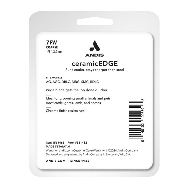 Andis ceramicEDGE #7FW Coarse Wide Blade
