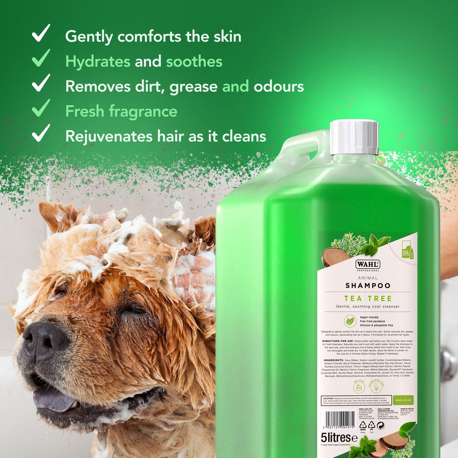 Wahl Tea Tree Shampoo 5L