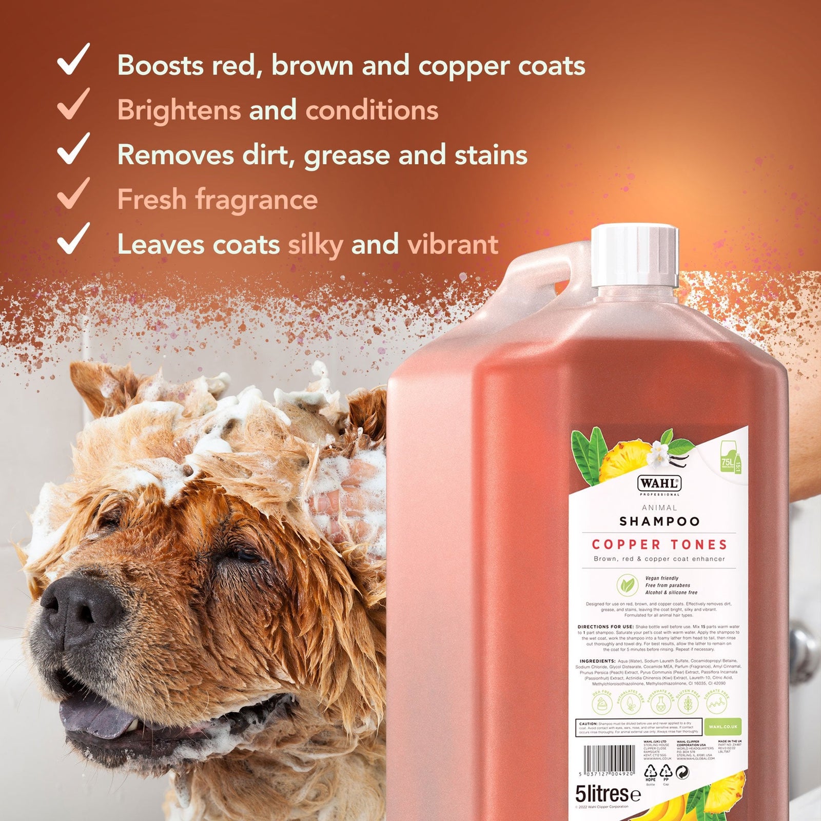 Wahl Copper Tones Shampoo 5L