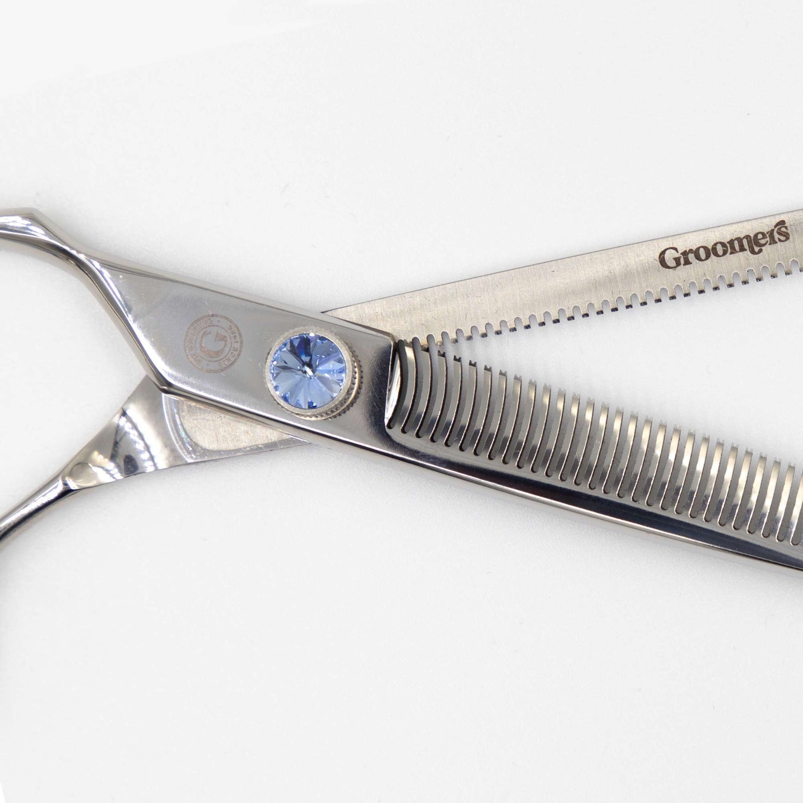 Groomers Topaz 7" Left-Handed 50T Double Sided Thinning Scissors