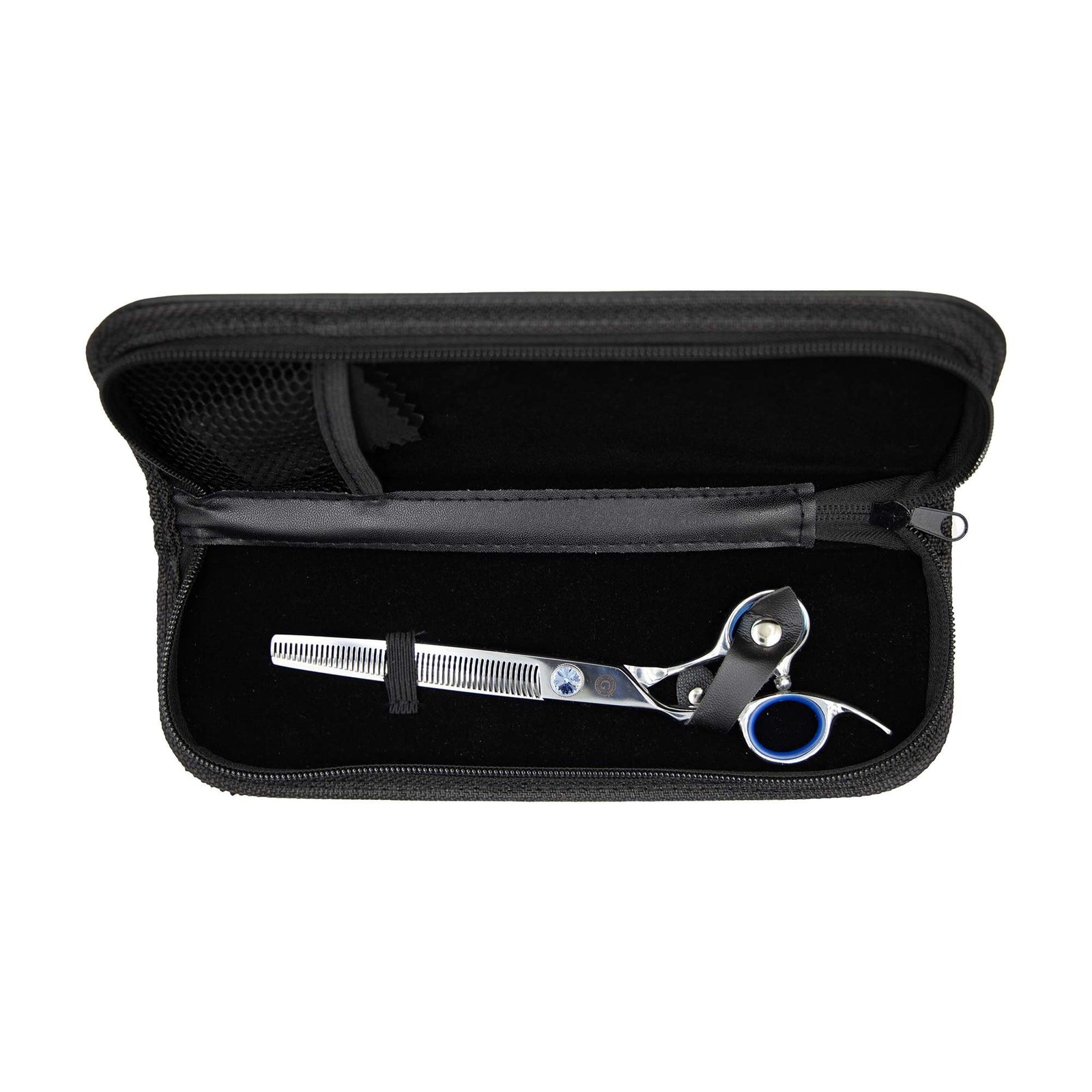 Groomers Topaz 7" Left-Handed 50T Double Sided Thinning Scissors