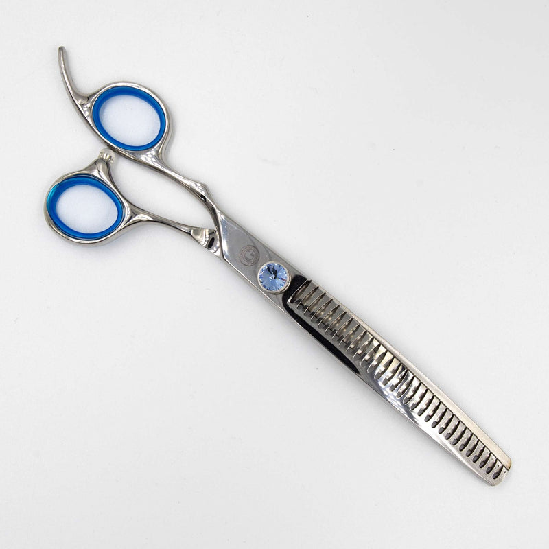 Groomers Topaz 7" Left-Handed 30T Curved Chunker Scissors