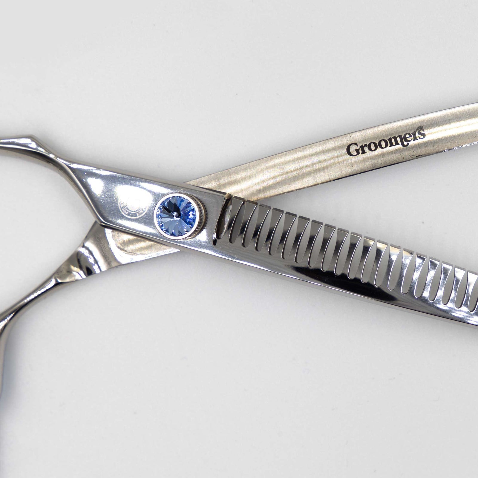 Groomers Topaz 7" Left-Handed 30T Curved Chunker Scissors