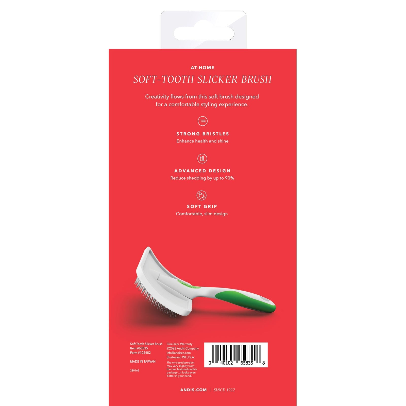 Andis Soft-Tooth Slicker Brush