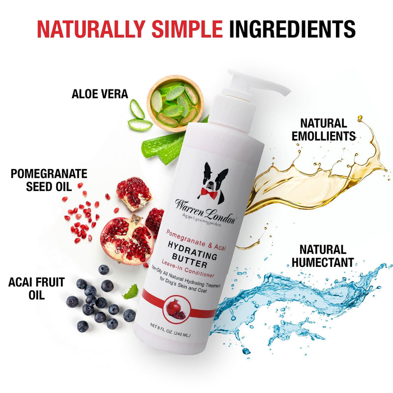Warren London Hydrating Butter 240ml - Pomegranate & Acai