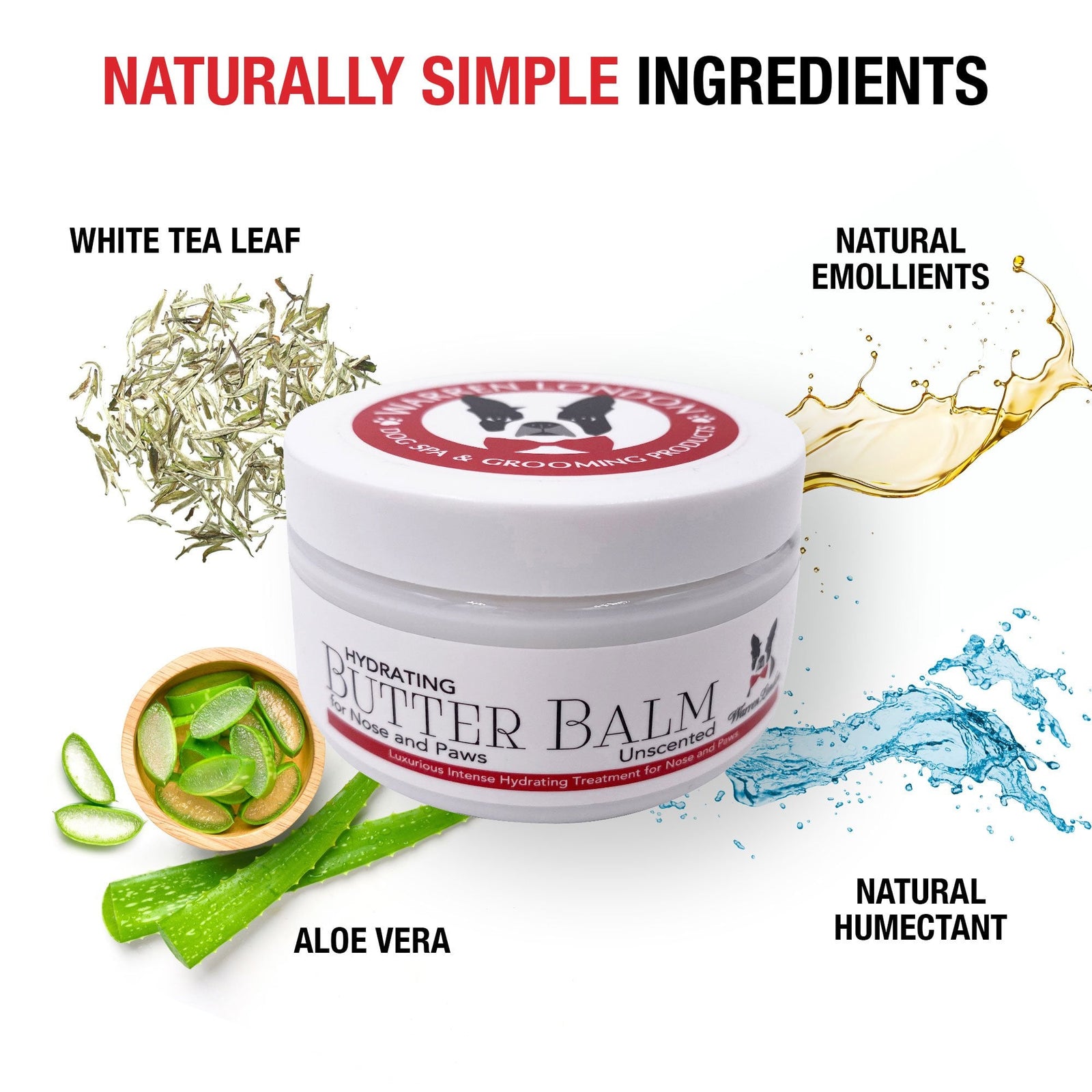 Warren London Hydrating Butter Balm for Nose & Paws 113g