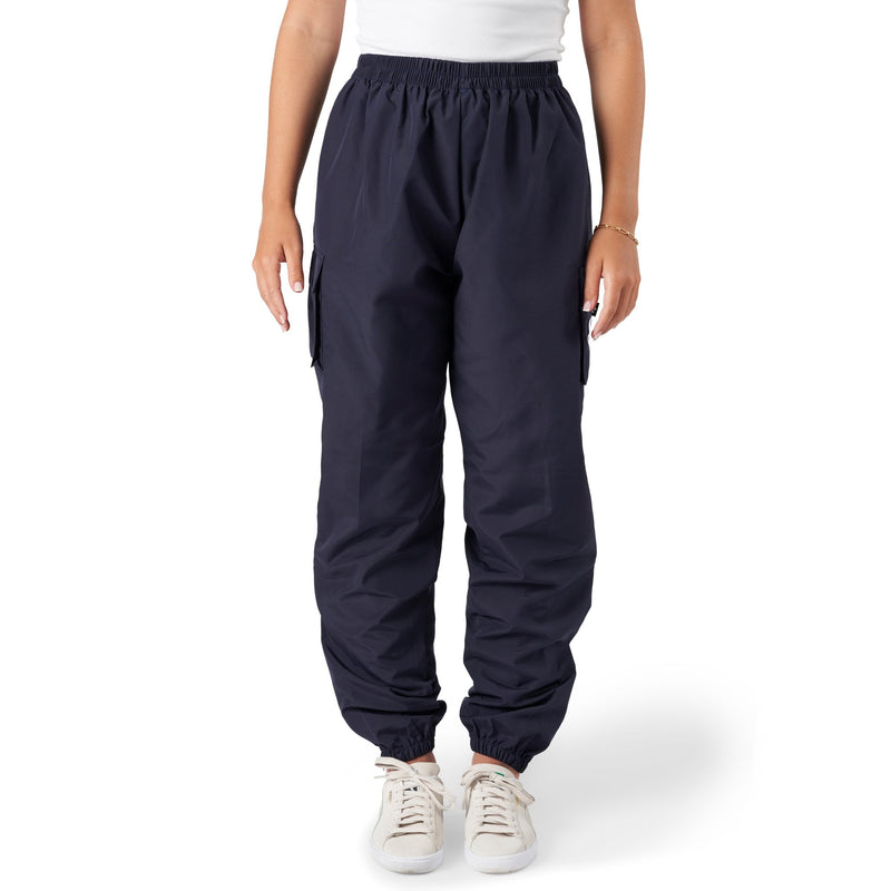 Groomers Cargo Trousers with Cuffed Hem Navy