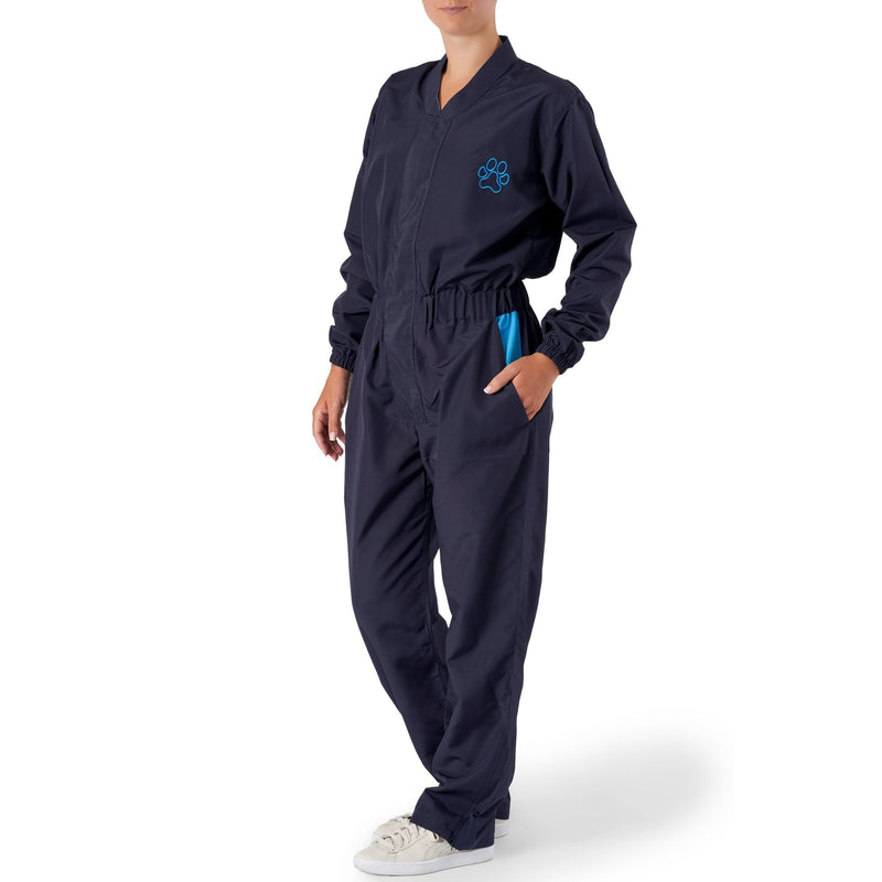 Groomers Jemima Jumpsuit Navy/turquoise