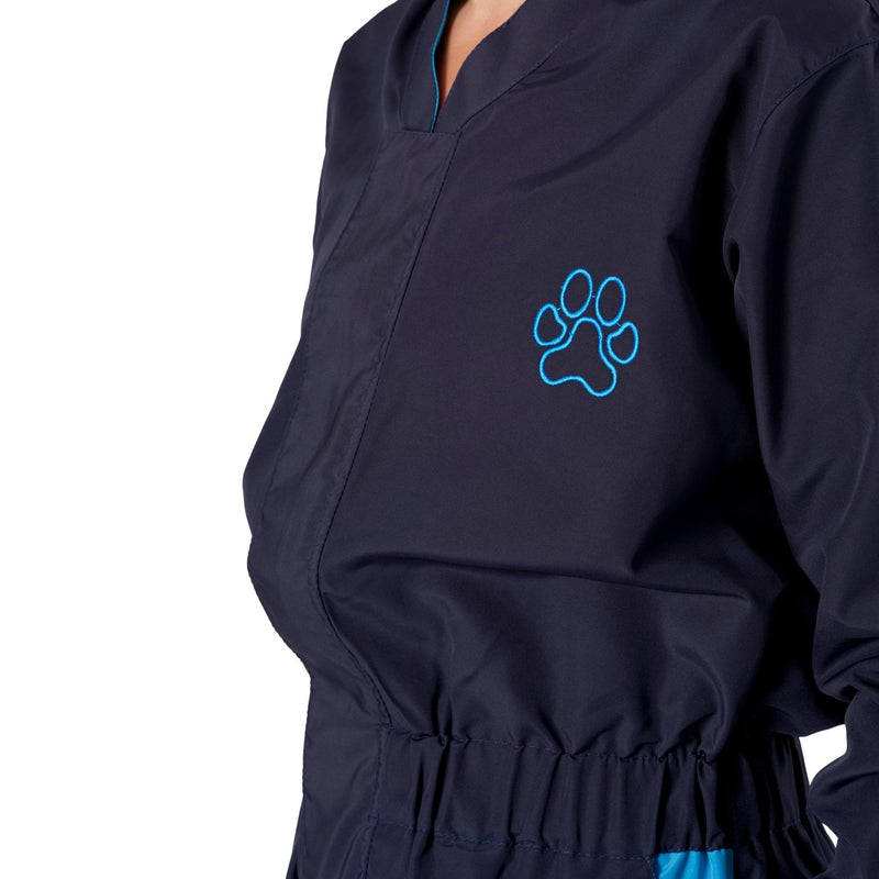 Groomers Jemima Jumpsuit Navy/turquoise