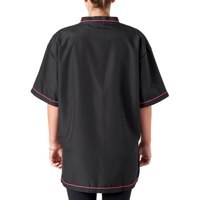 Groomers V-Neck Tunic Black/Pink
