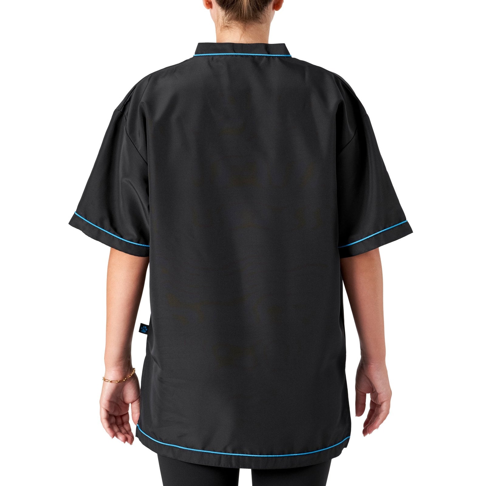 Groomers V-Neck Tunic Black/Blue