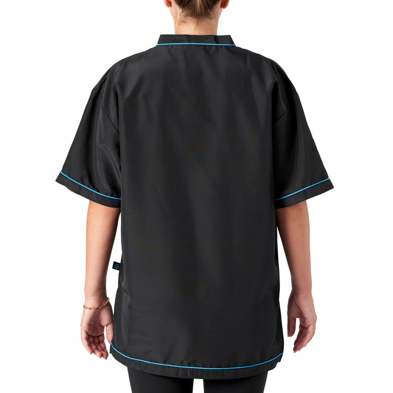 Groomers V-Neck Tunic Black/Blue