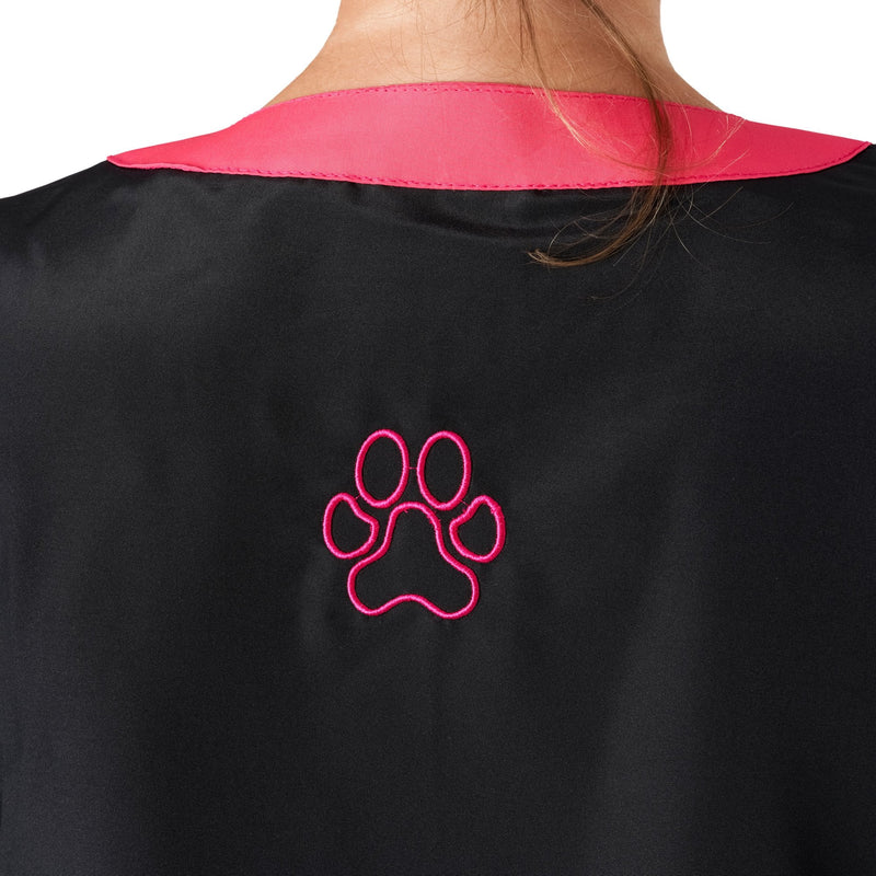 Amelia Boat Neck Jacket Black/Pink