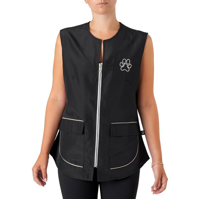 Groomers Winnie Waistcoat Black/Silver