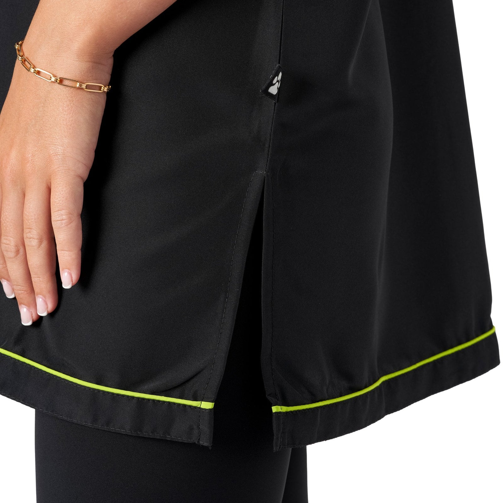 Groomers V-Neck Tunic Black/Neon