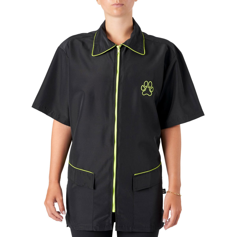 Groomers Buddy Short Sleeve Jacket Black/Neon
