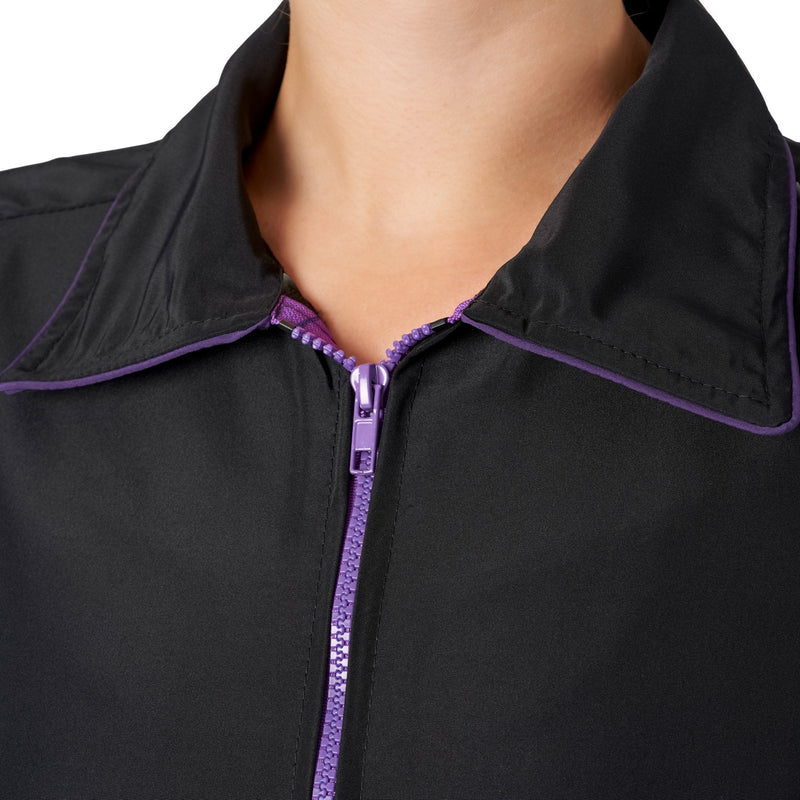 Groomers Buddy Short Sleeve Jacket Black/Purple