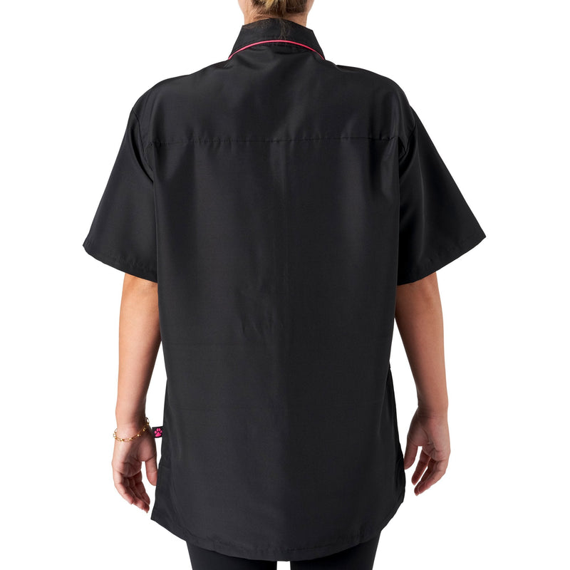 Groomers Buddy Short Sleeve Jacket Black/Pink