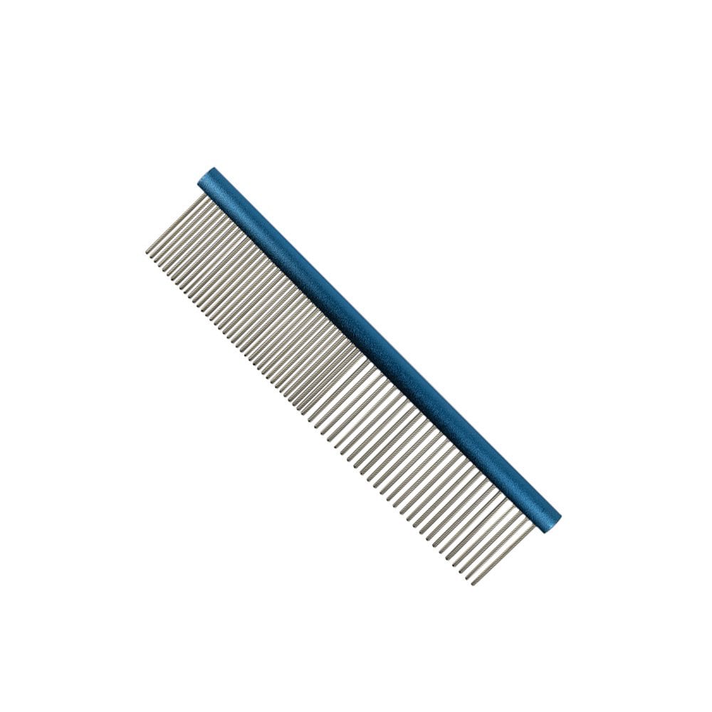 Groomers Combination Comb 19cm Dark Blue