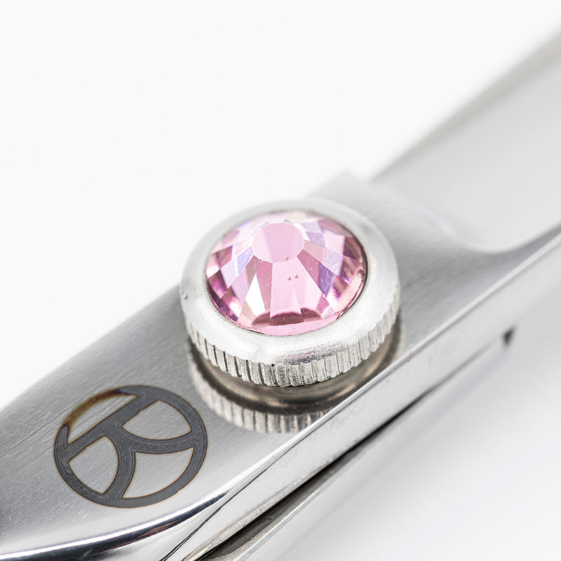 Kanpeki Curved Pink 6.5" Left-Handed Scissors